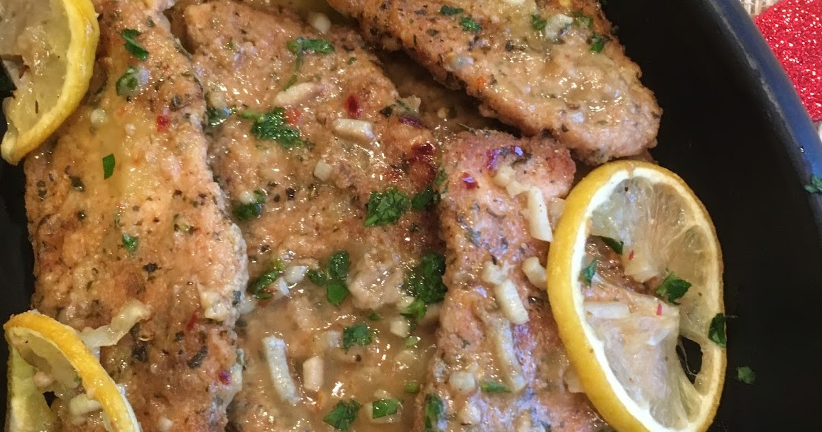 Gluten Free Lite Baked Lemon Chicken Cutlets