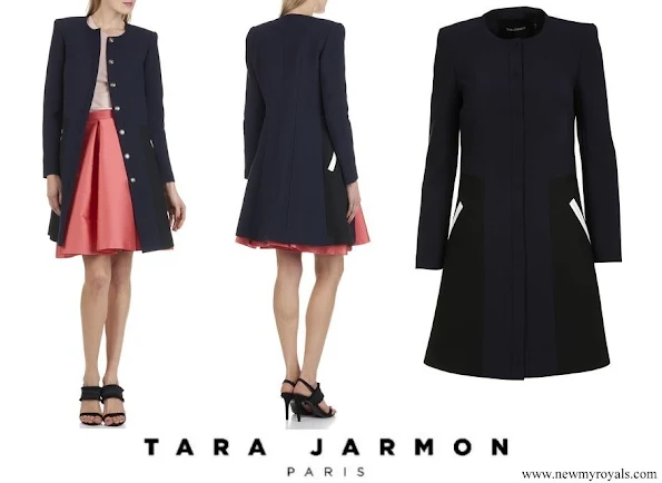 Princess Stephanie wore TARA JARMON coat