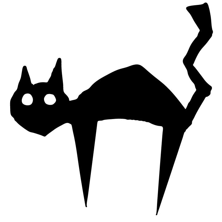 free clip art halloween black cat - photo #24