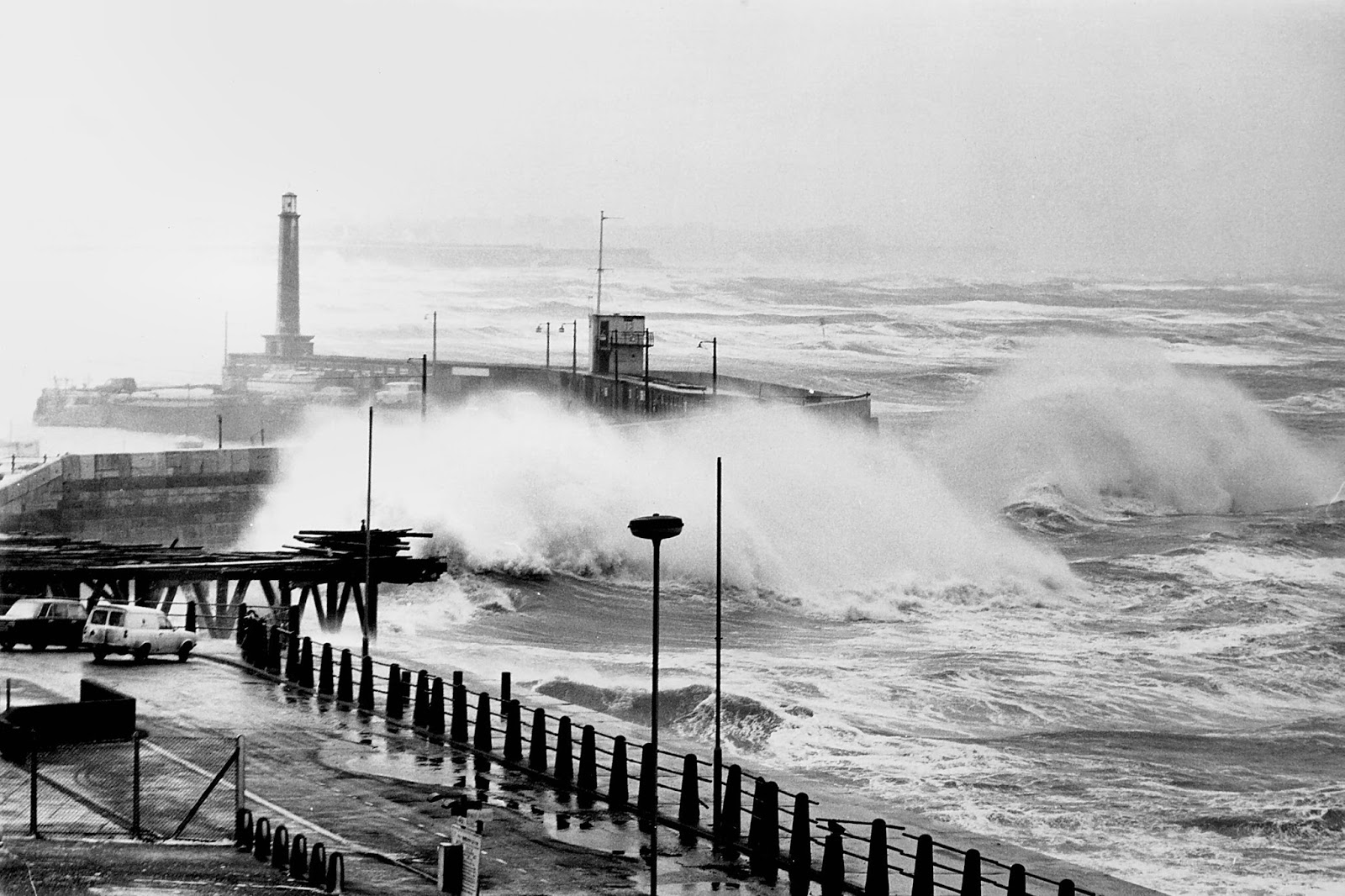 Historic Margate storm pictures. Serious local storms with plenty of blaming the