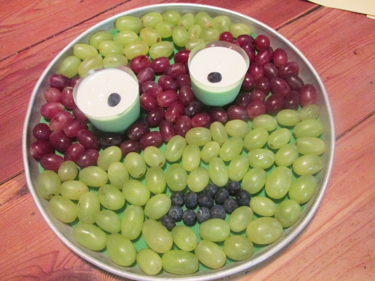 Ninja Turtle Face Fruit Platter