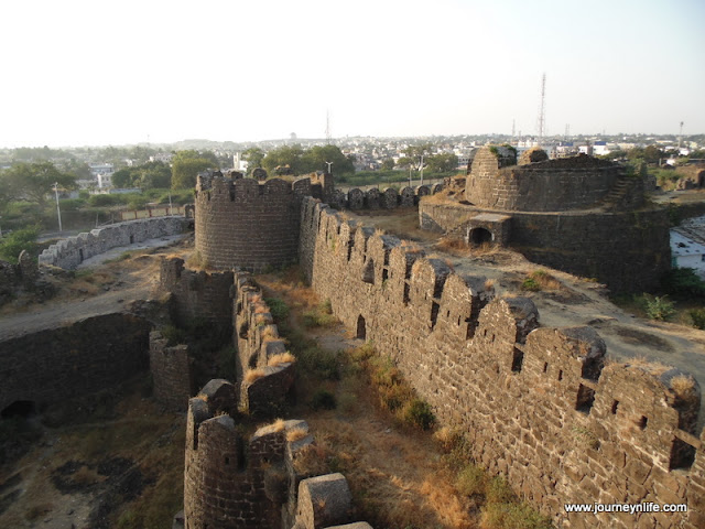 Gulbarga Fort- An Indo-Persian architecture fort, Karnataka, India