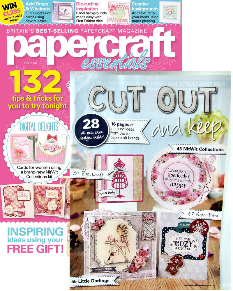 Yayyy I was published & on front cover of Cut Out