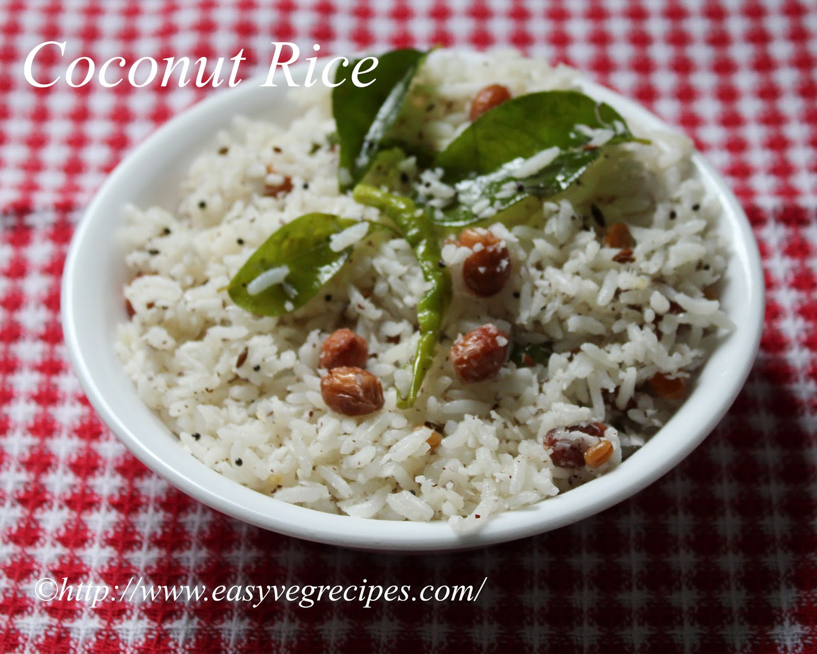Coconut Rice Recipe How to make Coconut Rice No Onion No Garlic