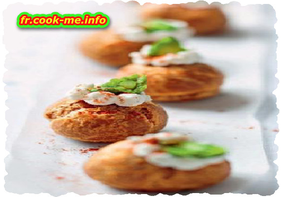 Petits choux aux asperges vertes Petits choux aux asperges vertes