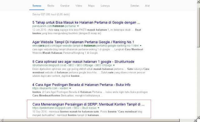 sebelum diperbaiki