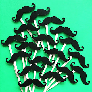 Mustache Cupcake Toppers