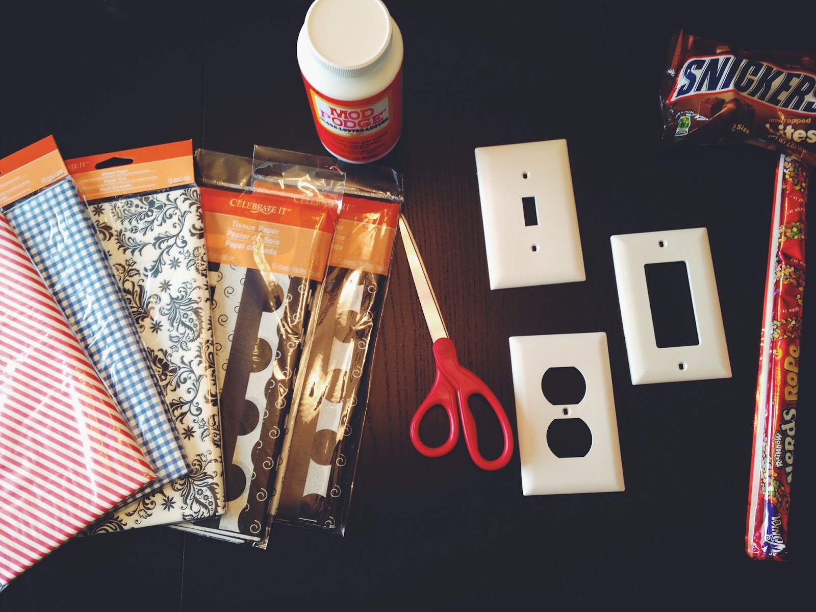 DIY outlet covers The Red Closet Diary