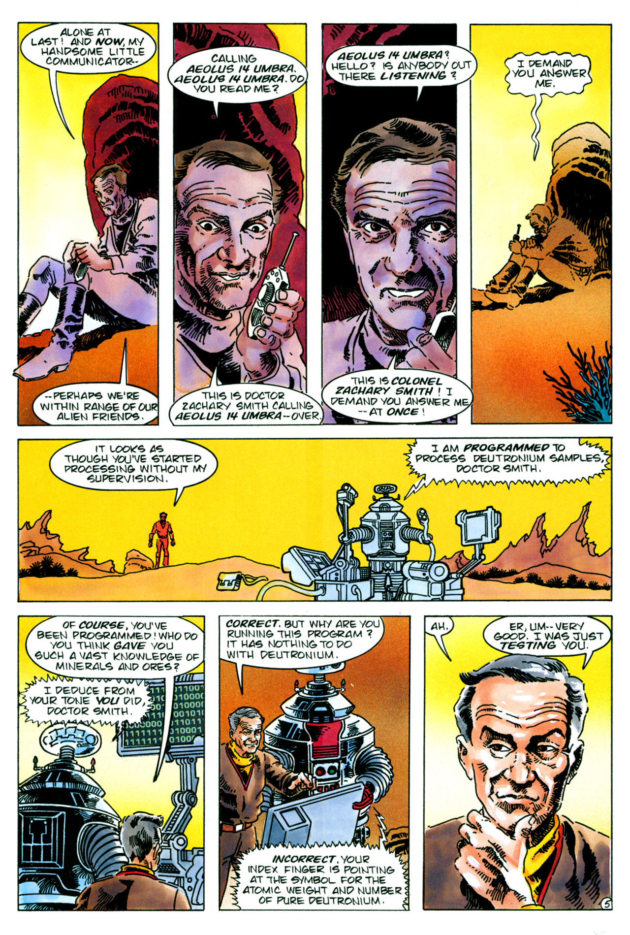 Read online Lost in Space (1991) comic -  Issue #6 - 7