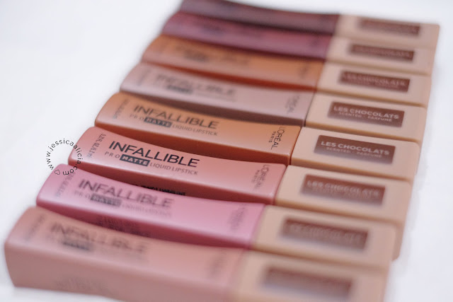Review & Swatch : L'Oreal Les Infallible Pro Matte Liquid Lipstick...