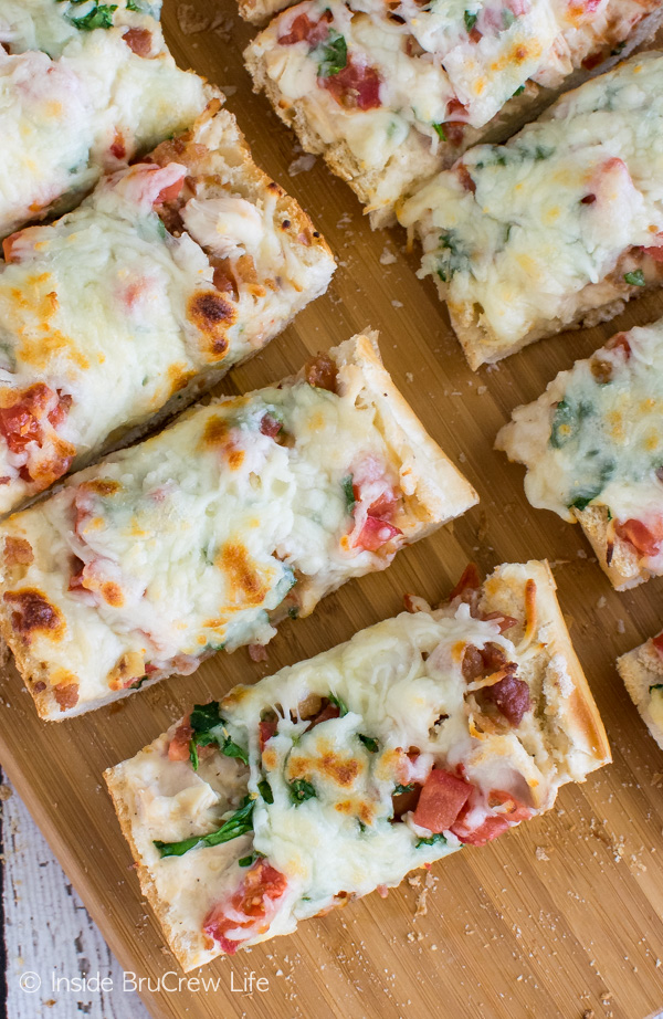 BLT Chicken Alfredo French Bread Pizza RECIPE FOR YOU