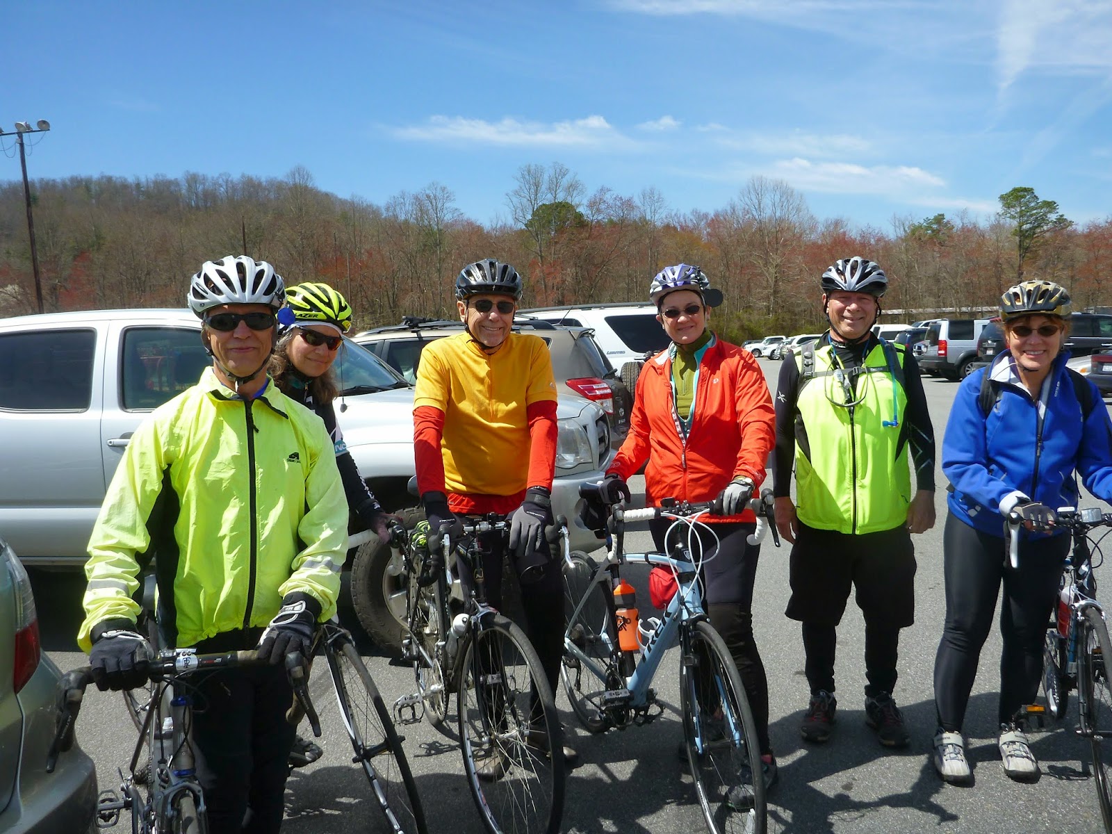 One Thousand Reasons to Love Hendersonville NC BRBC Novice Ride Etowah Cascade Lake Loop