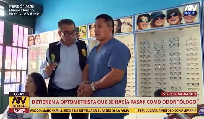 FALSO DENTISTA: Optometrista que se hacía pasar por Odontólogo