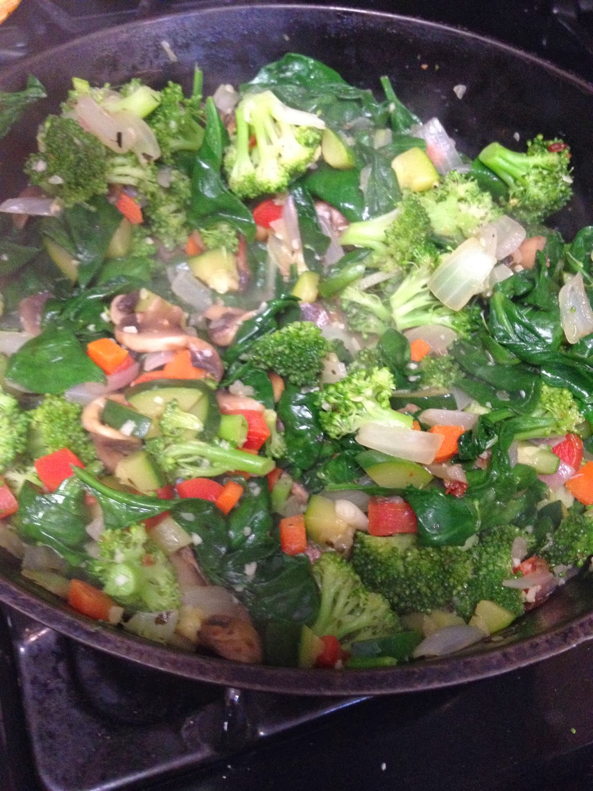 Cooking With Suzanne: Daniel Fast Day Eight: Lunch Pasta and Vegetables