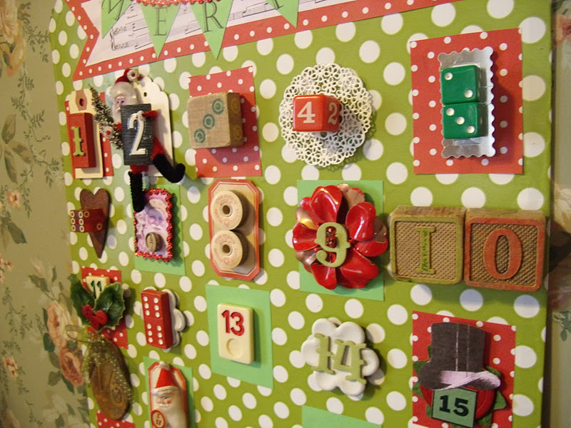 Pollyanna Reinvents Eclectic Advent Calendar Be Very Merry!