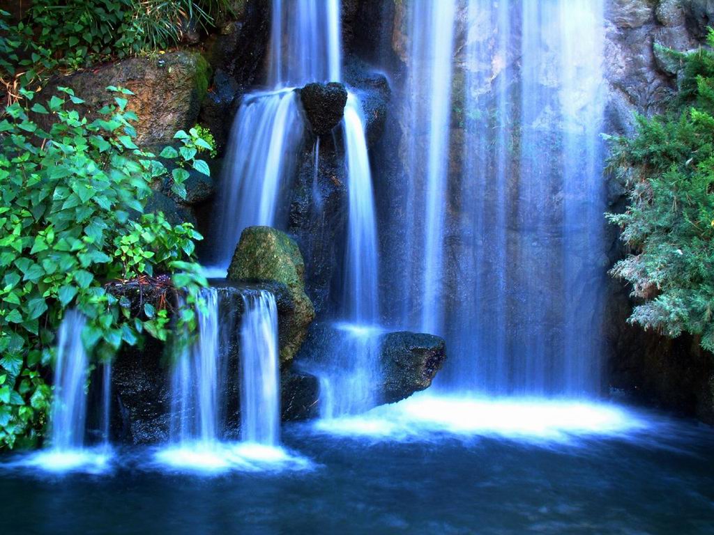 scenery waterfall scenery waterfall