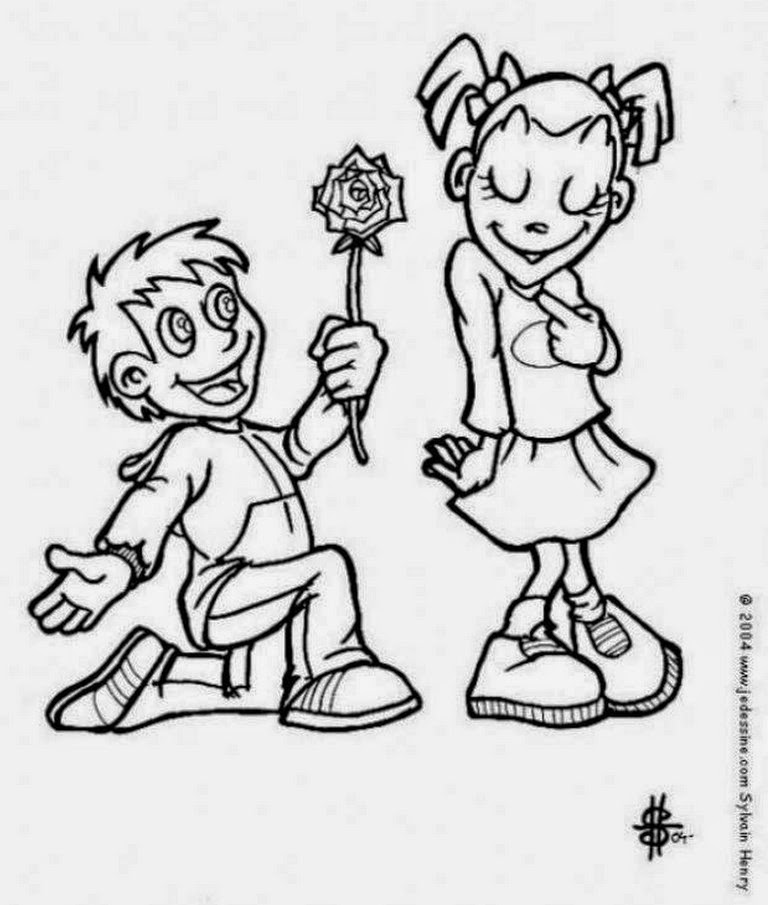 dibujos-de-enamorados-a-lapiz-para-colorear dibujos-de-amor-a-lapiz