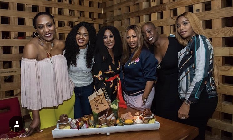 Photos From Mo'Abudu 50th Birthday Exclusive Dinner In London With Friends %Post Title