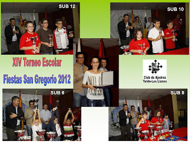 14º Torneo Escolar Fiestas San Gregorio 2012