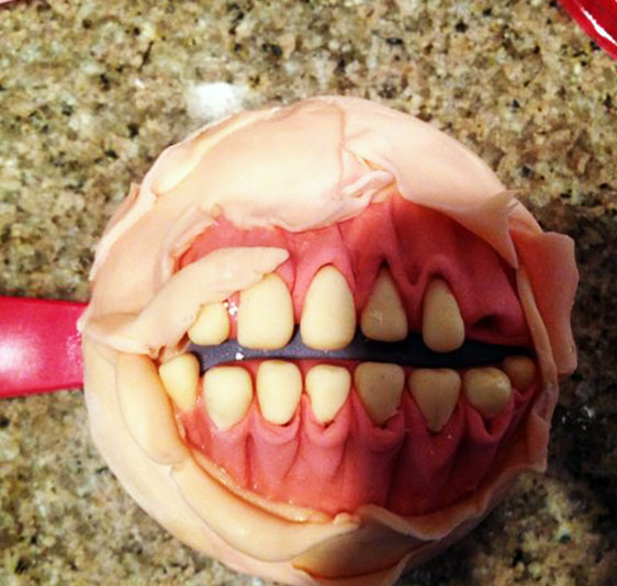 Zombie Mouth Cupcake Step By Step On this Hallowan Motivational Trends