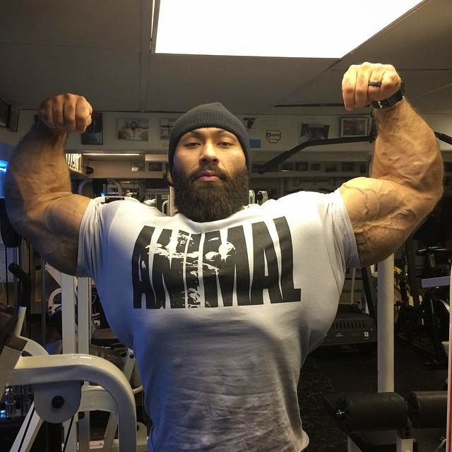 IFBB Pro Bodybuilder Animal Athlete Jason Huh Rare Photos