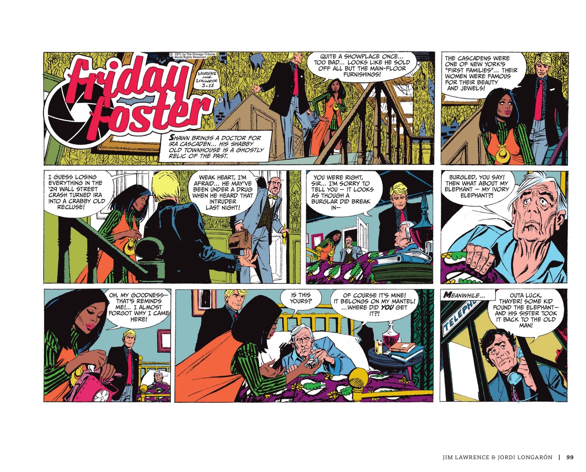 Read online Friday Foster: The Sunday Strips comic -  Issue # TPB (Part 1) - 100