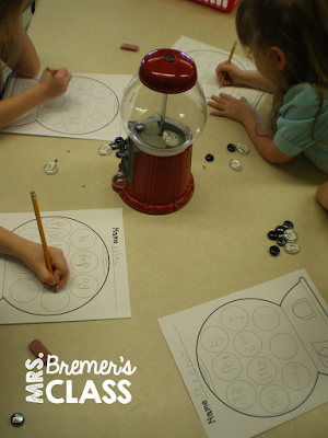 Sight word activities for literacy centers in Kindergarten