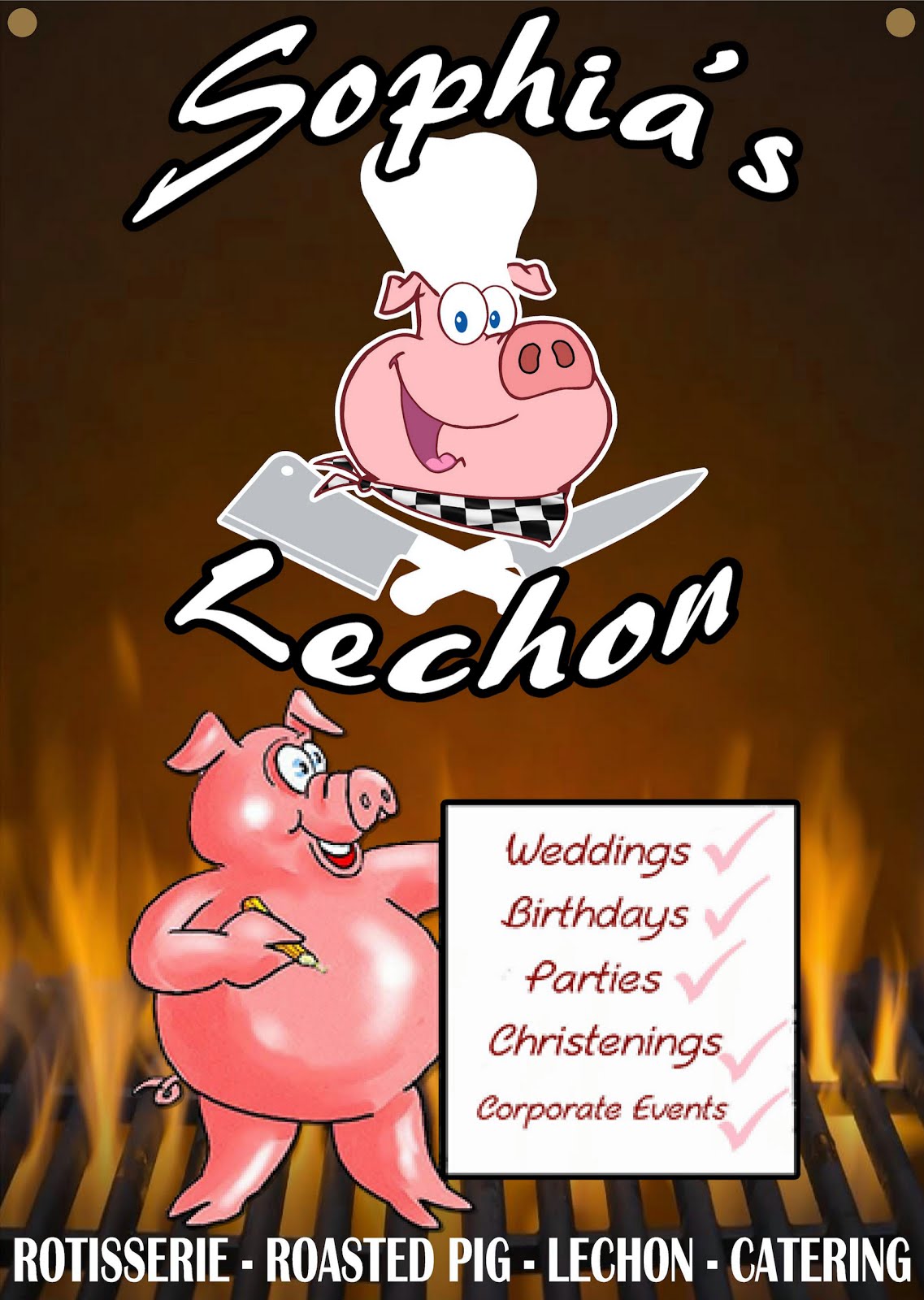 Advertisement for Crispy Lechon