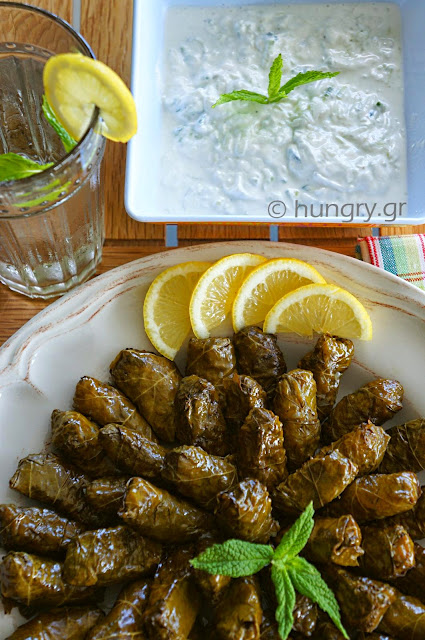 Stuffed Vine Leaves Lenten