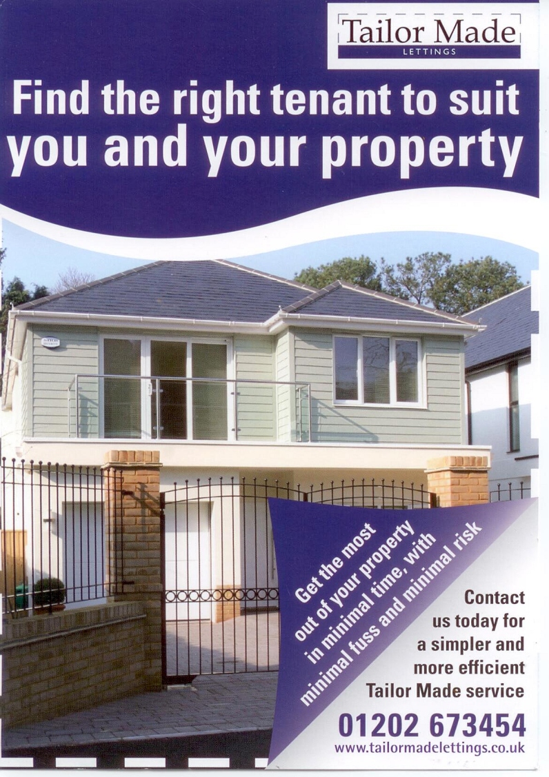 Rental Property in Poole Tailor Made Lettings Marketing Campaign