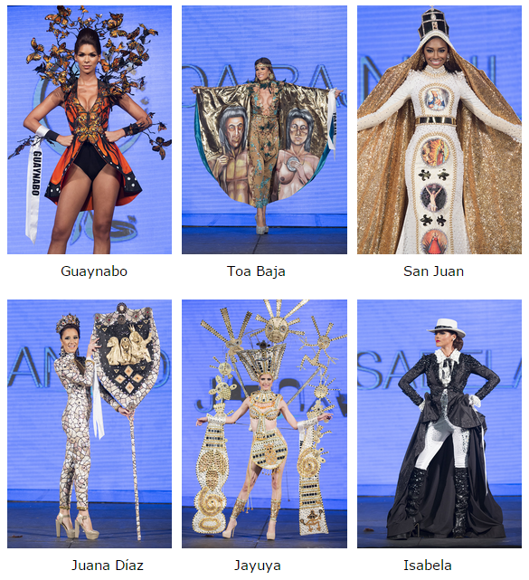 Llena de creatividad la presentación de Trajes Típicos de "Miss Puerto