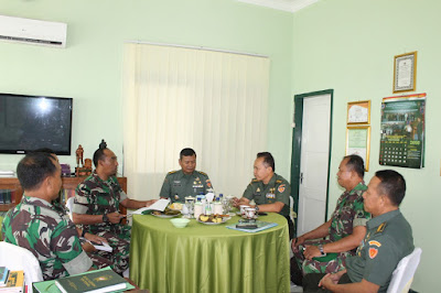 KUNJUNGAN STAF AHLI KASAD KE KODIM 0725/SRAGEN