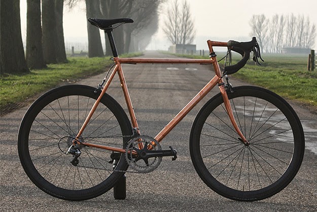 copper bmx bike