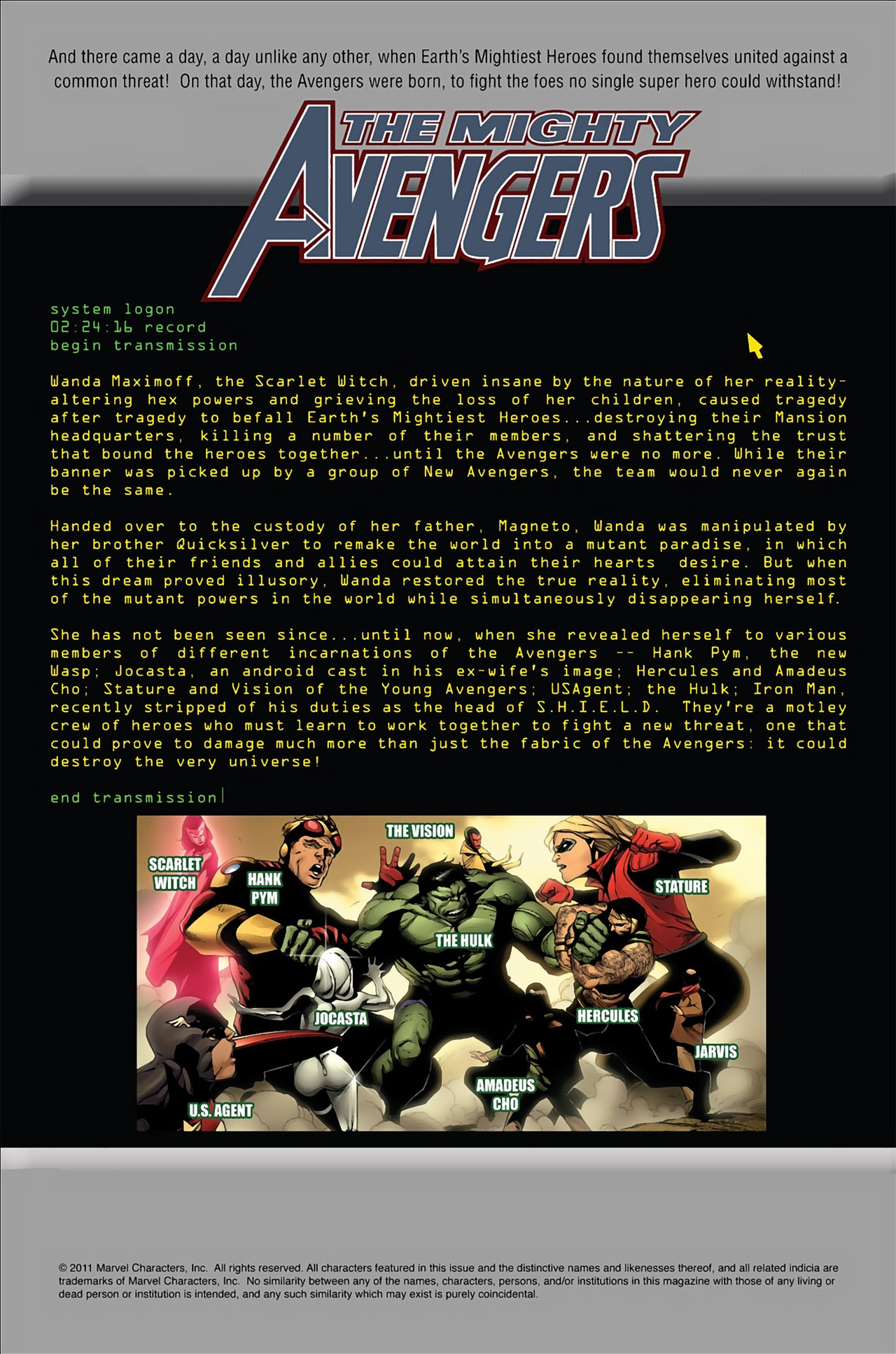 Read online The Mighty Avengers comic -  Issue #22 - 2