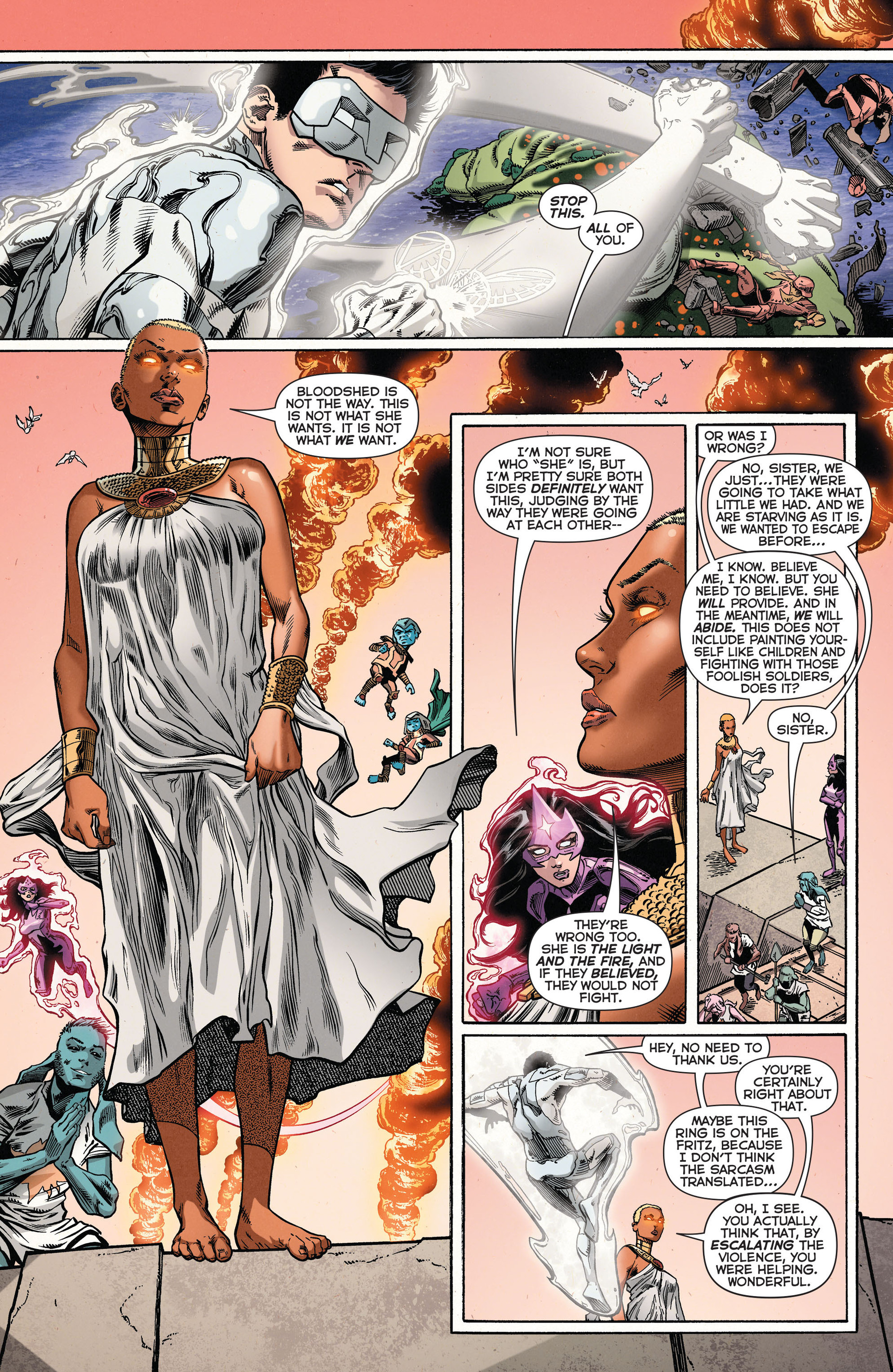 Read online Green Lantern: New Guardians comic -  Issue #28 - 12