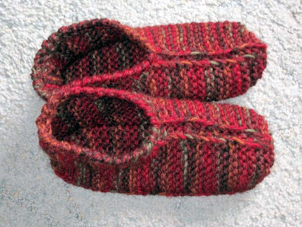 Knitting and More: Rosie's Slippers Pattern