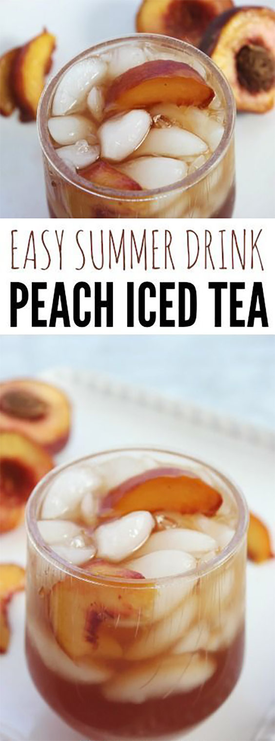 Delicious Peach Iced Tea Recipe Delicious Peach Iced Tea Recipe