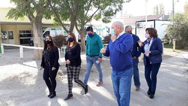 La gobernadora Carreras visitó el hospital de Roca en su aniversario La gobernadora Carreras visitó el hospital de Roca en su aniversario
