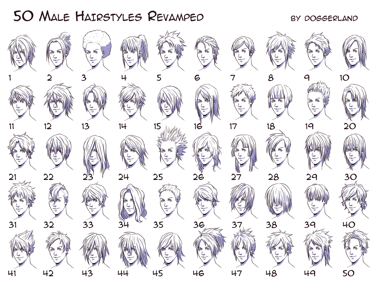 20 ideias de Cabelos anime masculino  esboço de cabelo, cabelo de anime,  cabelo desenho