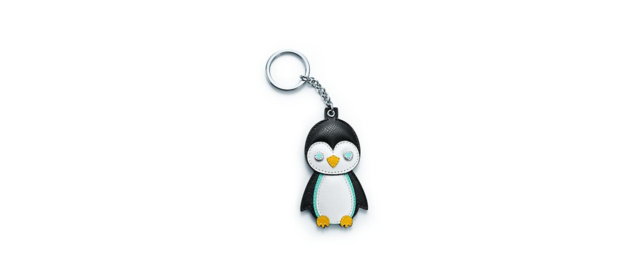 tiffany penguin keychain
