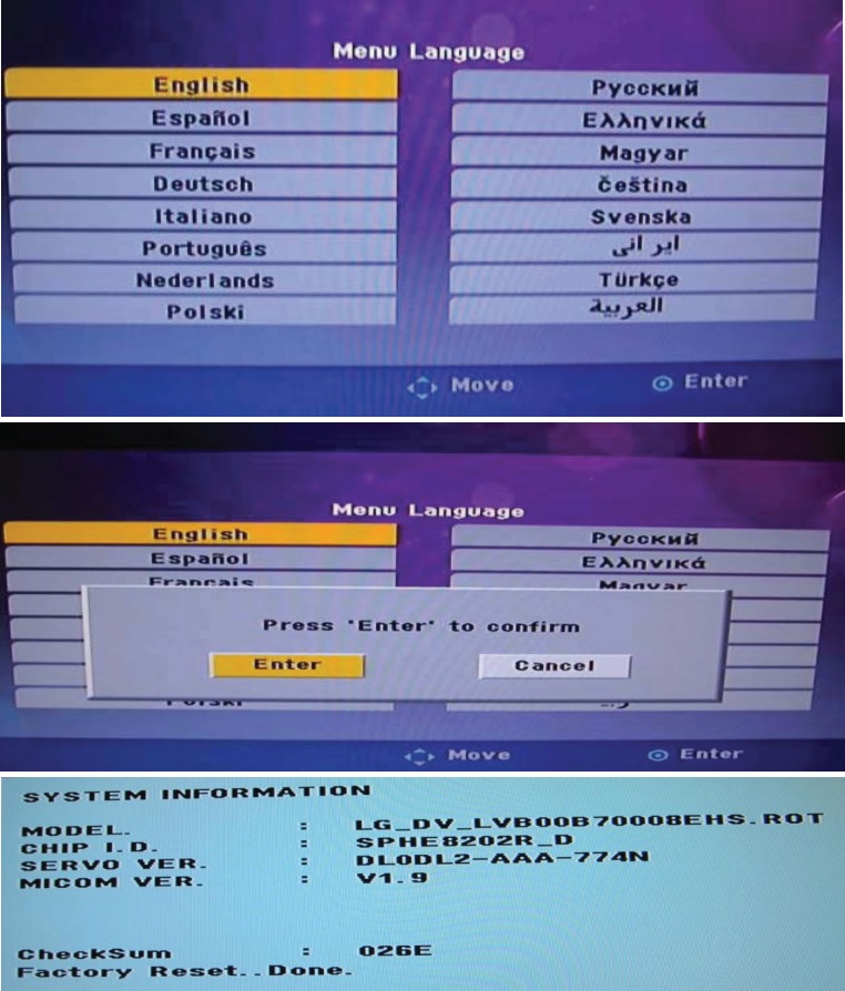 Electro help LG DP132 How to upgrade the firmware SMPS circuit