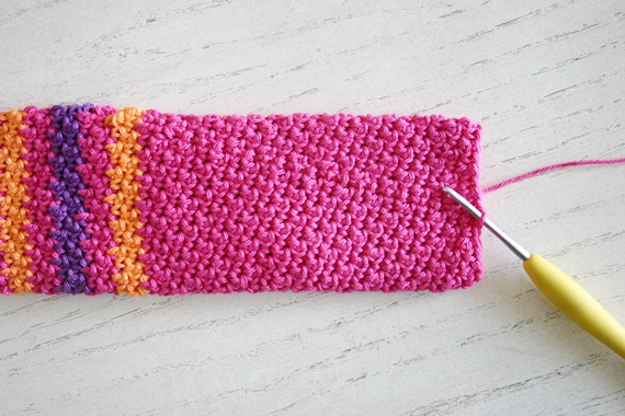 Eyewear Case Free Crochet Pattern by Susan Carlson of Felted Button