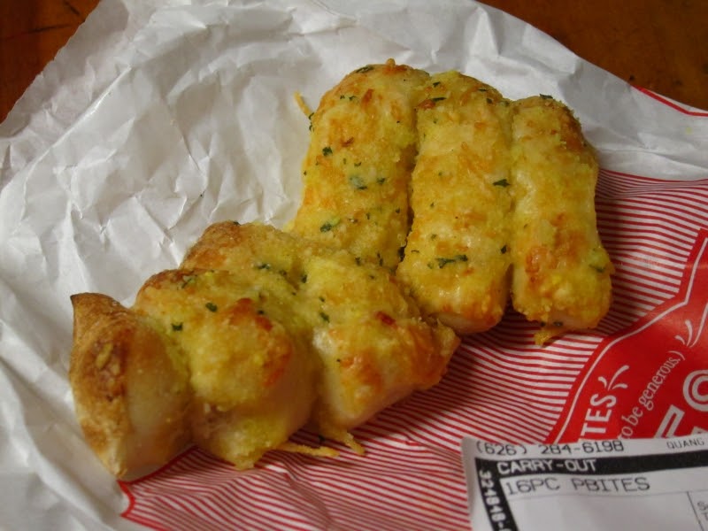 calories in domino's parmesan bread twists