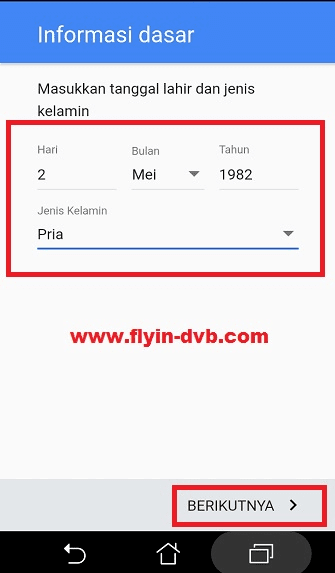 Cara Membuat Akun Gmail Tanpa No HP Cara Membuat Akun Gmail Tanpa No HP Langkah 5