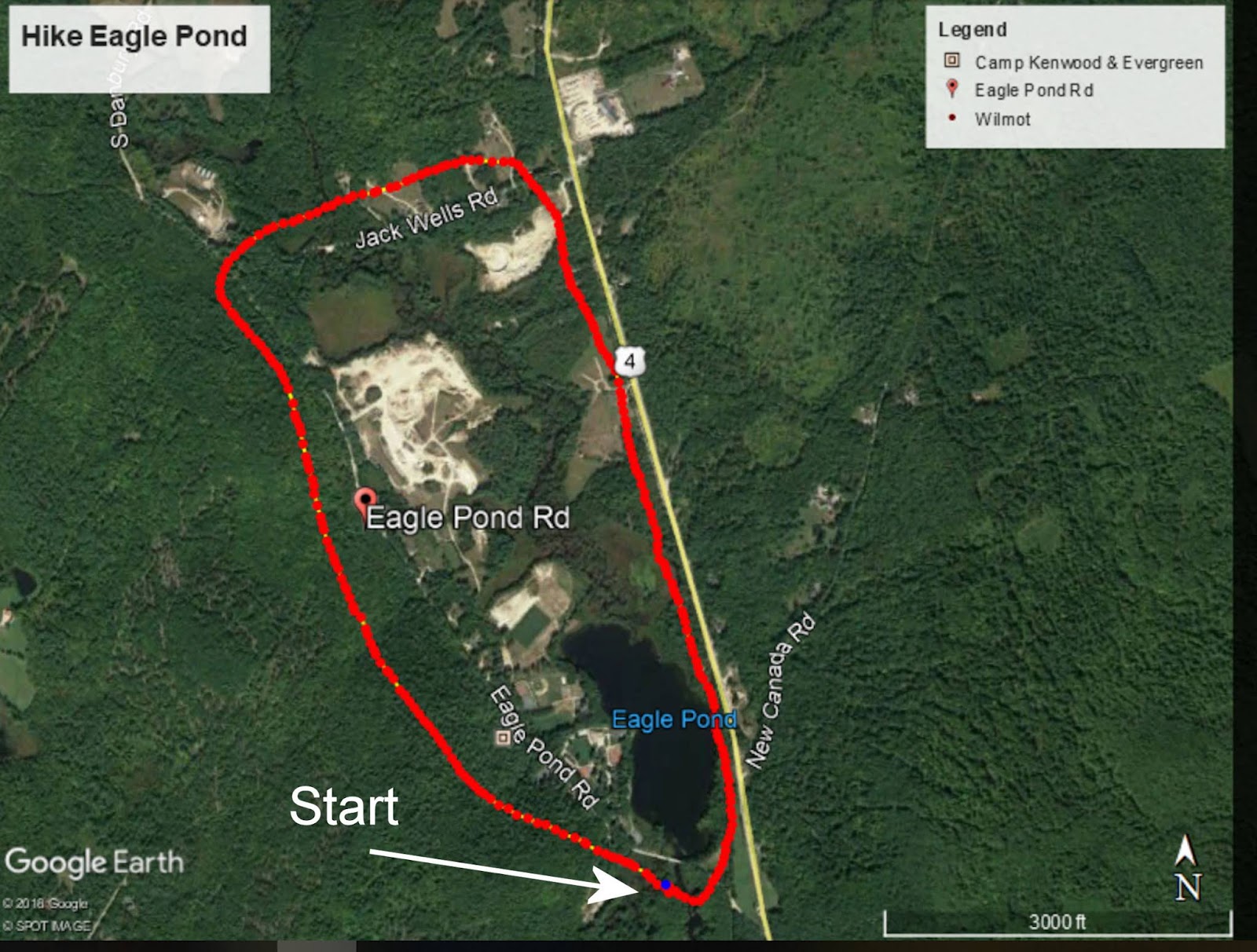 Outdoor Enthusiast Hiking Eagle Pond, NH with Poet Laureate Donald Hall