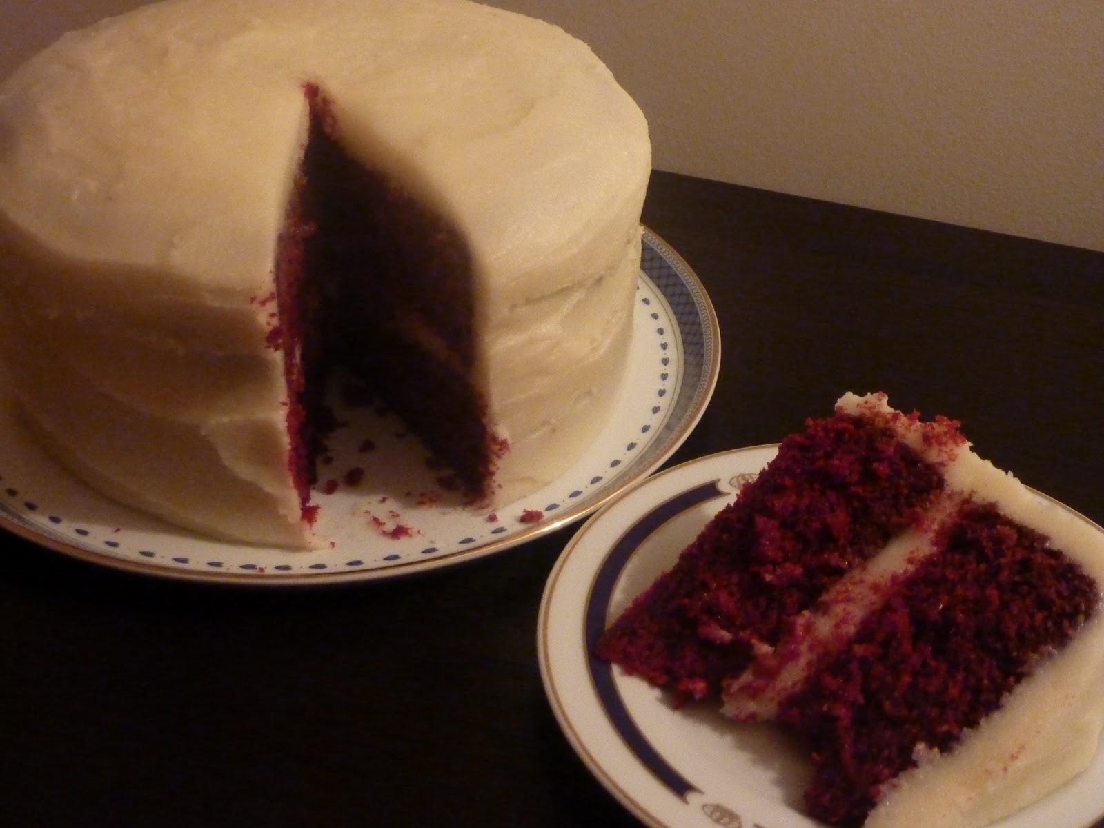 a cereja no topo do bolo Red Velvet Cake