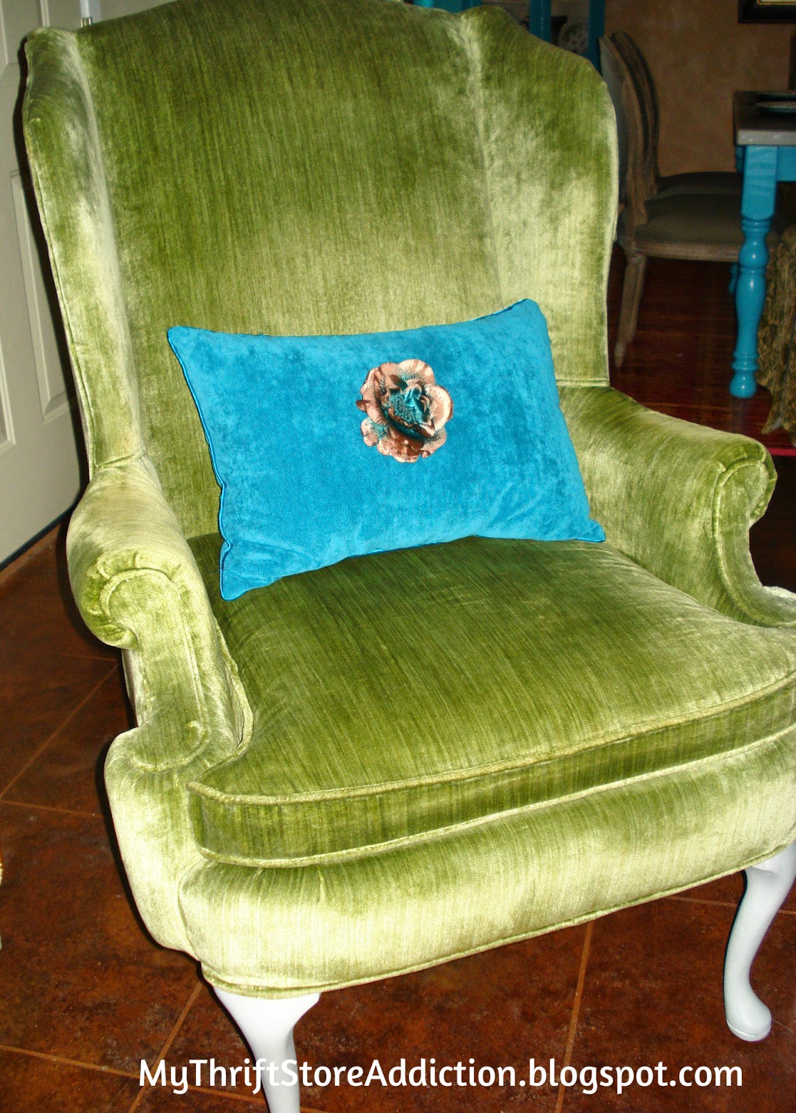 Vintage wingback chair