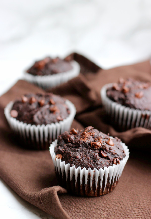 Vegan Double Chocolate Chip Muffins Confessions of a Confectionista