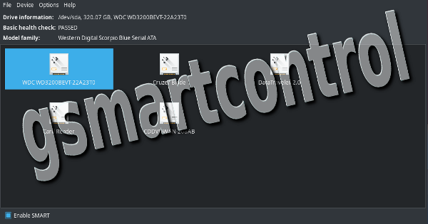Teste desempenho de disco rígido (HD) com o GSmartControl no seu GNU/Linux