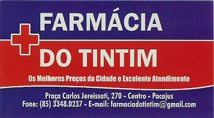 FARMÁCIA DO TINTIM